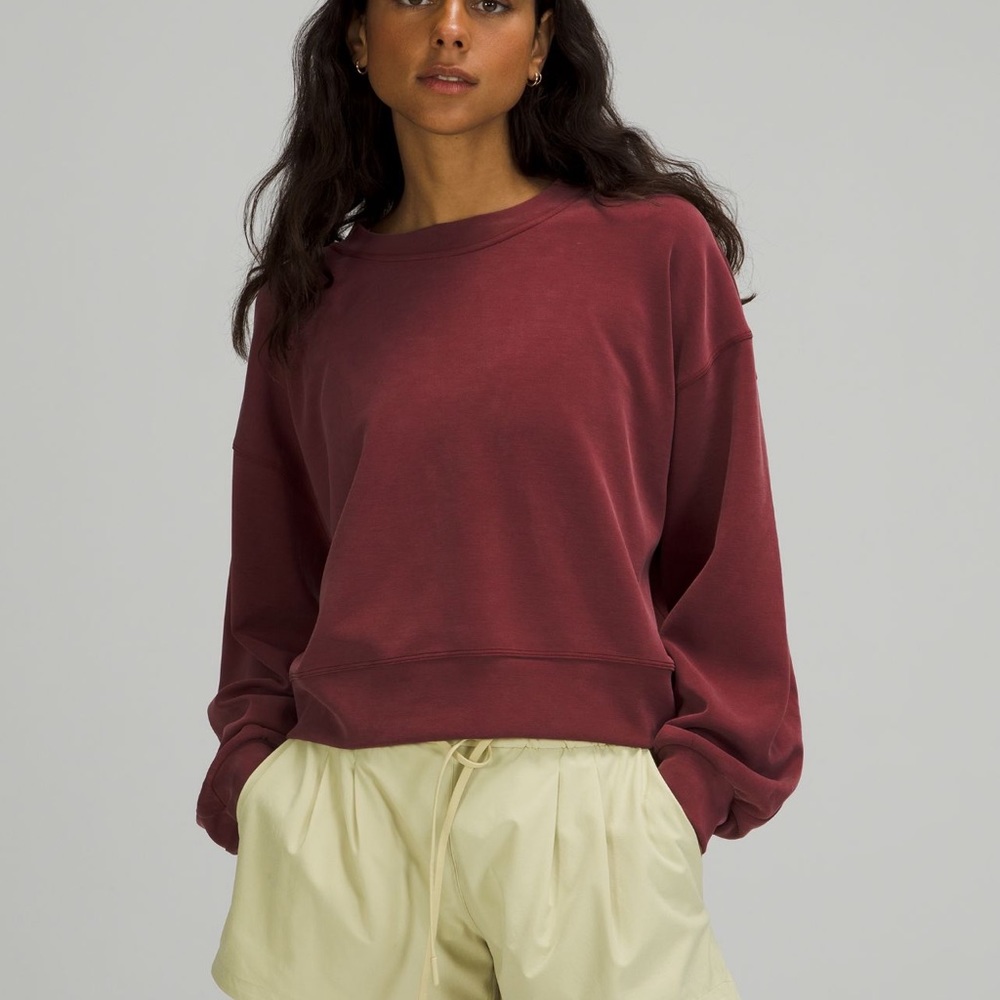 Perfectly oversized cropped crew softstreme